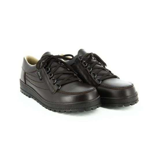 Image de Chaussures Berghen ronse cuir uni brown