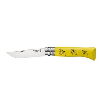 Image de Couteau Opinel n°8 tour de france inox jaune