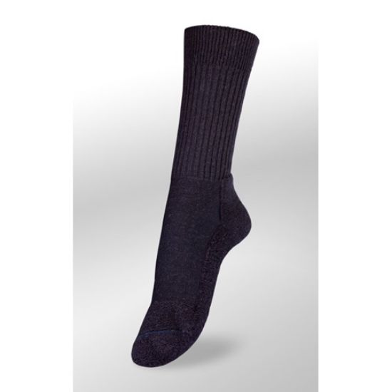 Image de Chaussettes Veith light marine merino