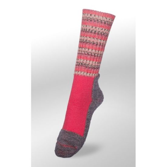 Image de Chaussettes Veith strong rose taiga