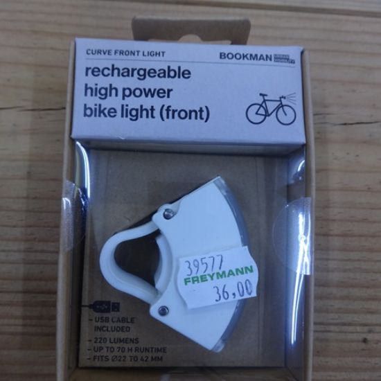 Image de Lampe de vélo Bookman curve avant