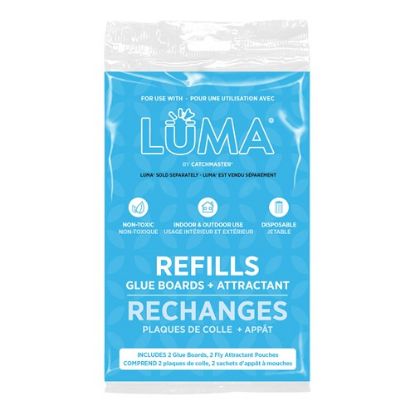 Image de 2 panneaux de recharge pour piège à insectes Luma