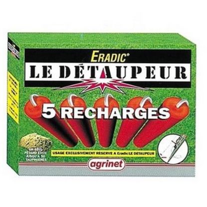 Image de 5 pétards de recharge détaupeur Eradic