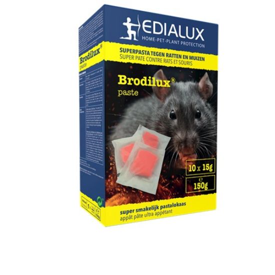 Image de Edialux Brodilux pâte contre rats et souris