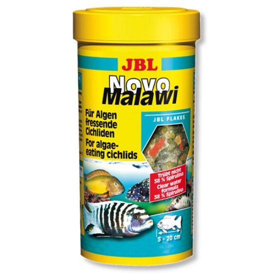 Image de Aliment pour les cichlidés mangeurs d'algues JBL novo malawi 250ml