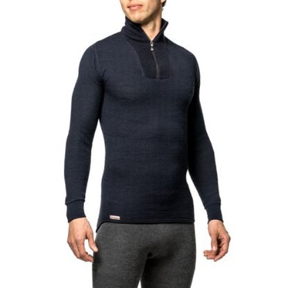 Image de Woolpower zip turtleneck 200 unisexe mérinos