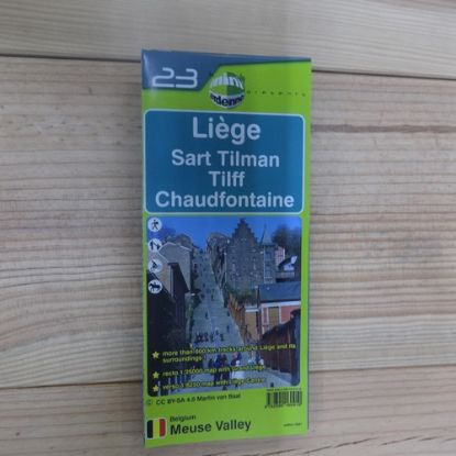 Image de Carte de randonnée Mini planète Liège-Sart Tilman-Tilff-Chaudfontaine