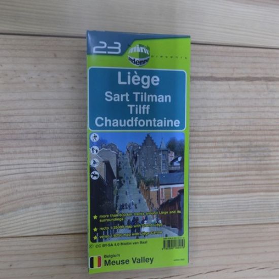Image de Carte de randonnée Mini planète Liège-Sart Tilman-Tilff-Chaudfontaine