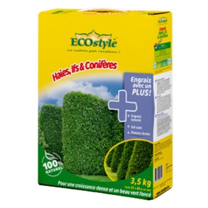 Image de Engrais haies,ifs, conifères Ecostyle 3,5kg